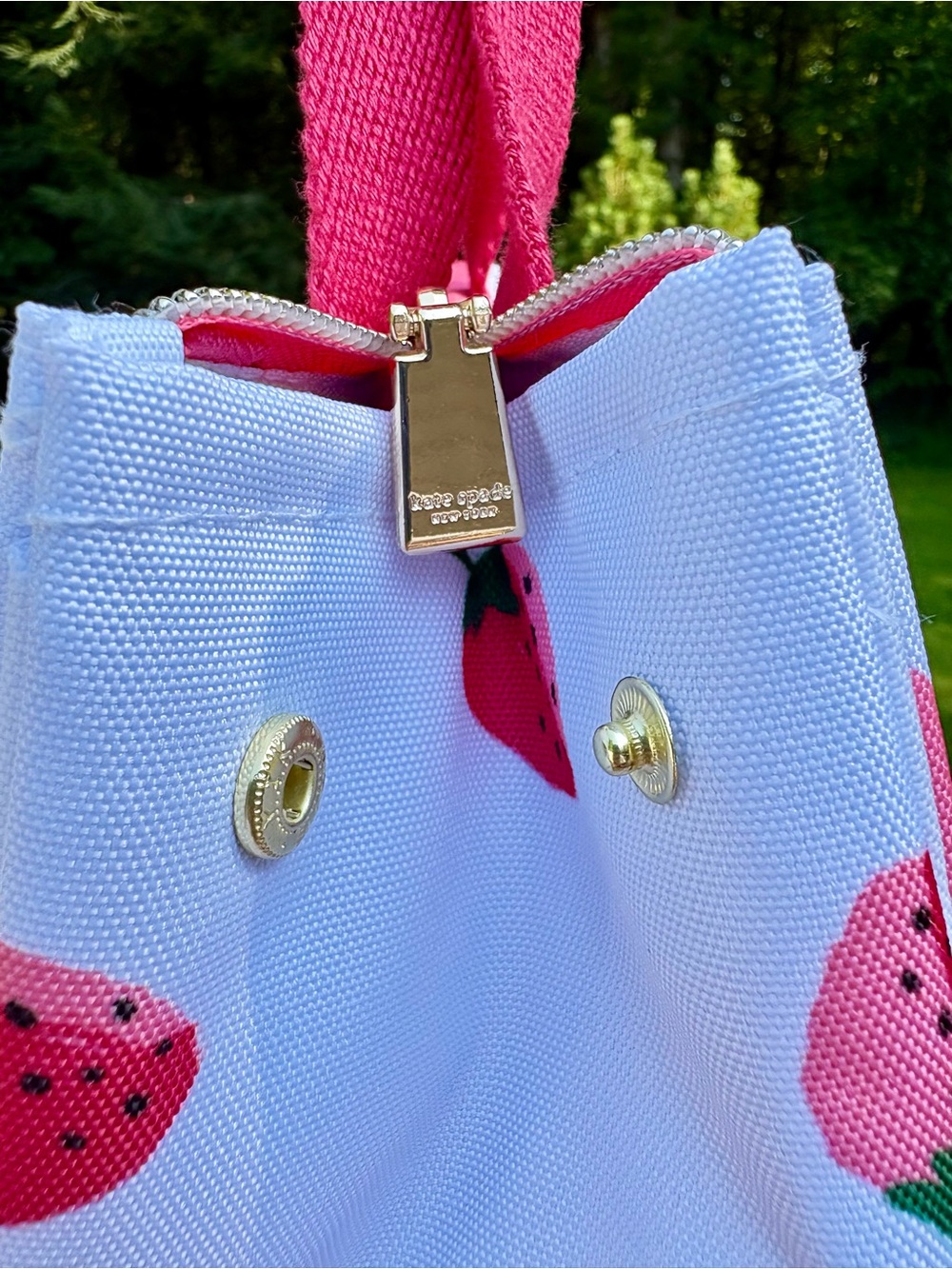 NWT Kate Spade Strawberry Lunch Bag - Picture 4 of 6